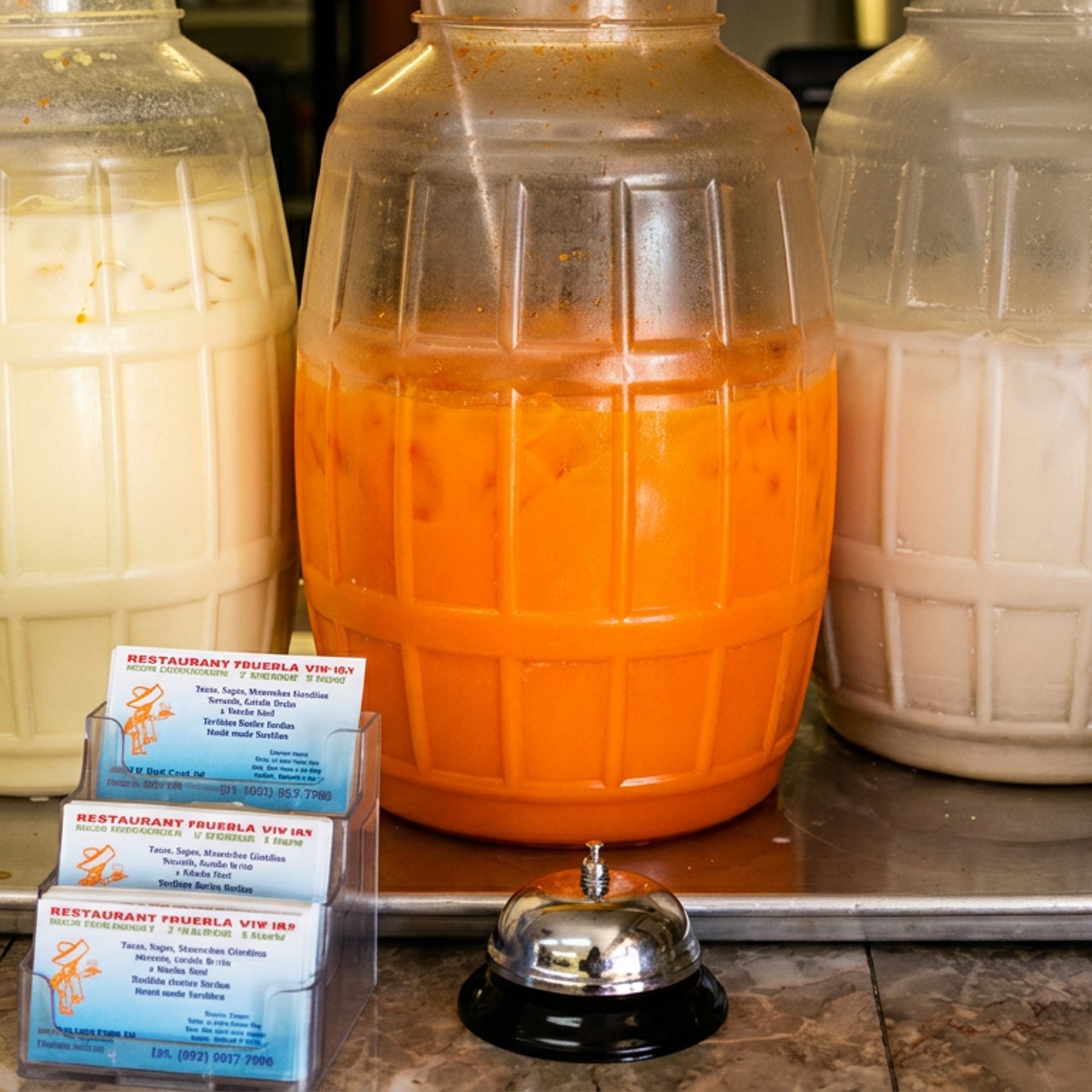 The Salsa Bar and Aguas Frescas